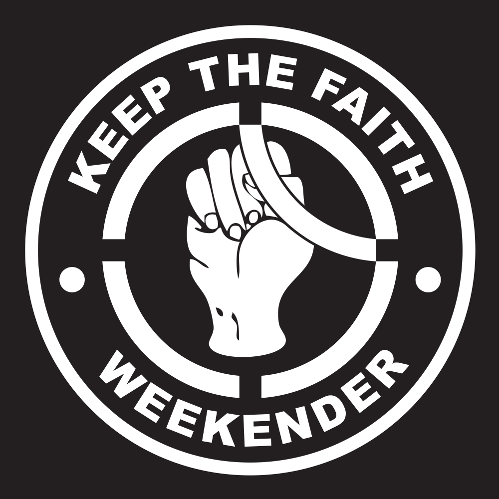 Résultat de recherche d'images pour "keep the faith weekender"